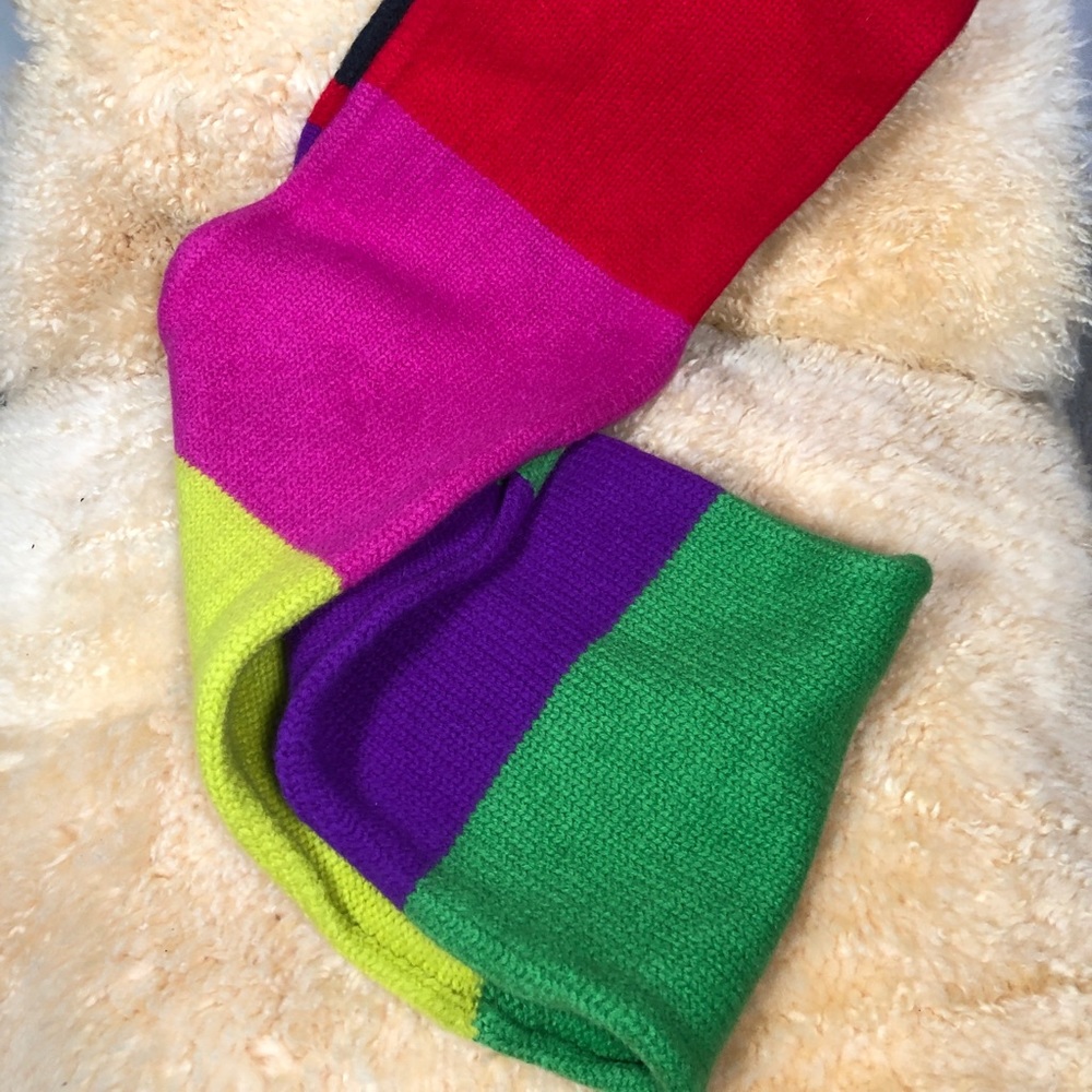 Kate Spade Multicolor Infinity Scarf 100% Wool